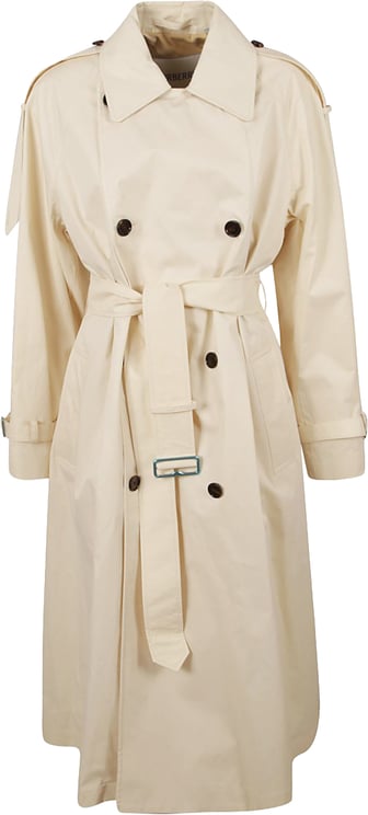 Burberry Double-Breasted Cotton Trench Coat