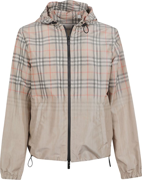 Burberry Gradient Check Bomber Jacket
