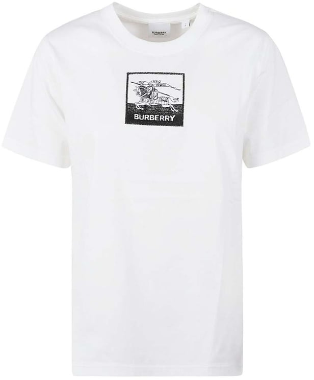 Burberry Graphic Print White T-Shirt