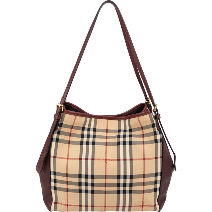 Burberry Burberry Nova-Check Haymarket Hobo Shoulder Bag