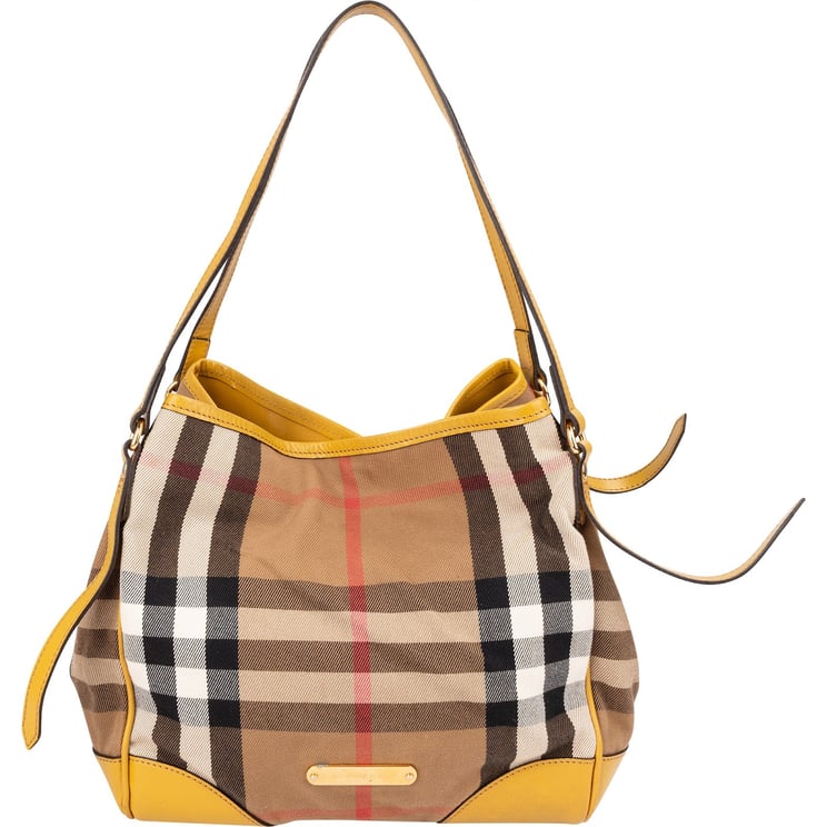 Burberry Burberry Nova-Check Monogram Haymarket Hobo Shoulder Bag
