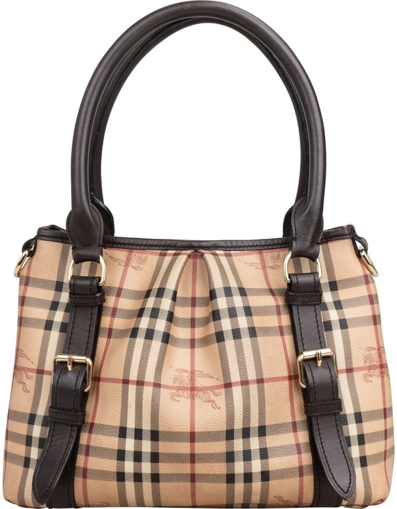 Burberry Burberry Haymarket Check Small Salisbury Tote Handbag