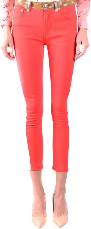 Burberry Trousers Red