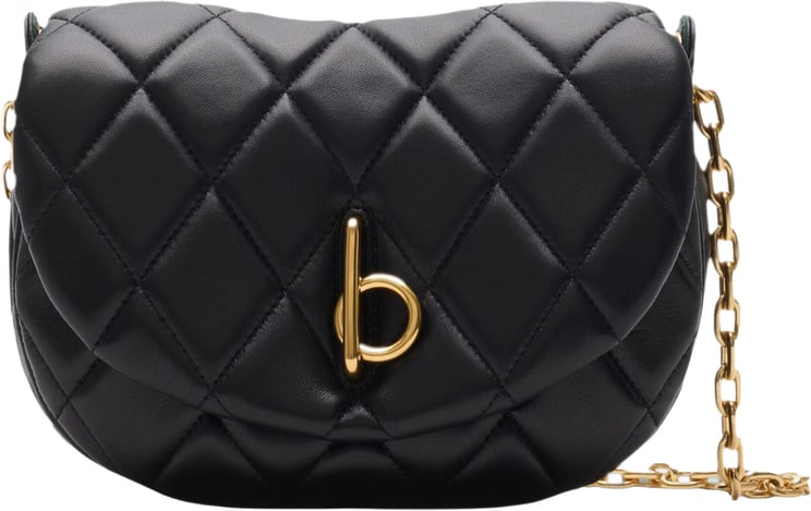 Burberry Quilted Rocking Horse Leather Shoulder Bag
