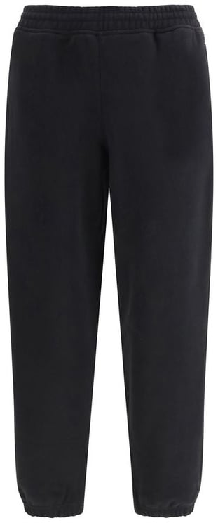 Burberry "Check" Tracksuit Bottoms In Black Cotton