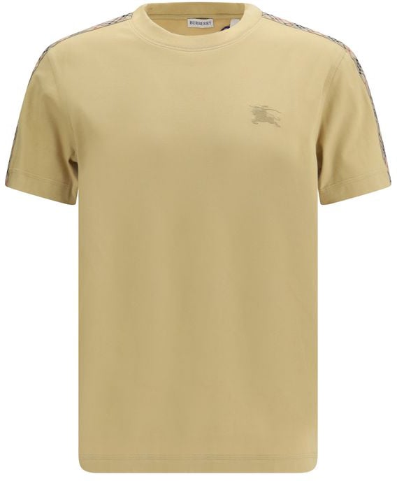 Burberry Burberry Beige Cotton T-Shirt