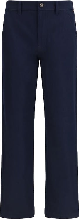Burberry Burberry Blue Cotton Chino Pants