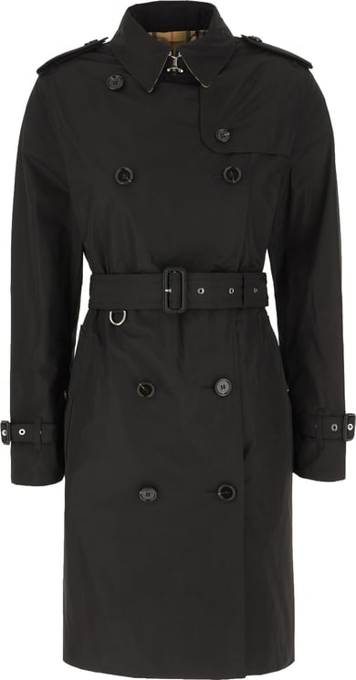Burberry Burberry Black polyester trench