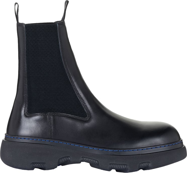 Burberry Burberry Creeper Chelsea Stiefel schwarz