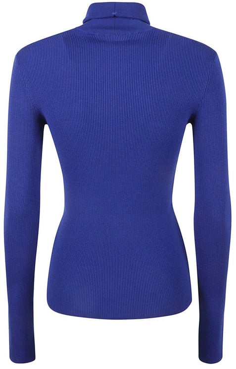 Burberry Fitted High Neck Sweater