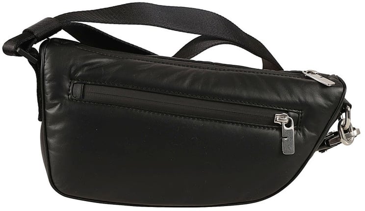 Burberry Smooth Leather Shoulder Bag With Design