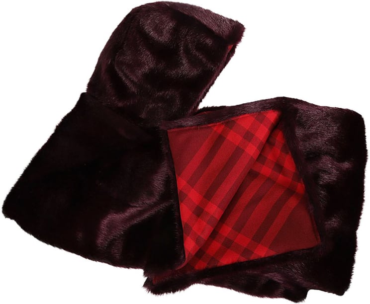 Burberry Plush Faux Fur Scarf