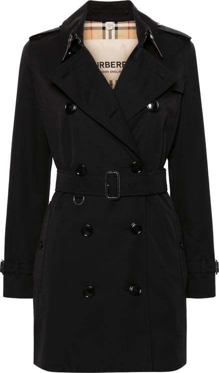 Burberry Kensington Double-Breasted Cotton Gabardine Trench