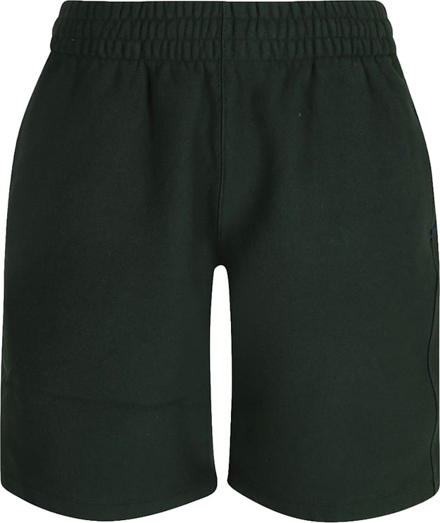 Burberry Relaxed-Fit Green Shorts With Elastic Waistband