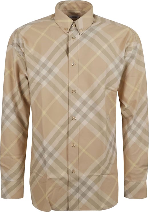 Burberry Plaid Button-Down Shirt With Tailored Fit