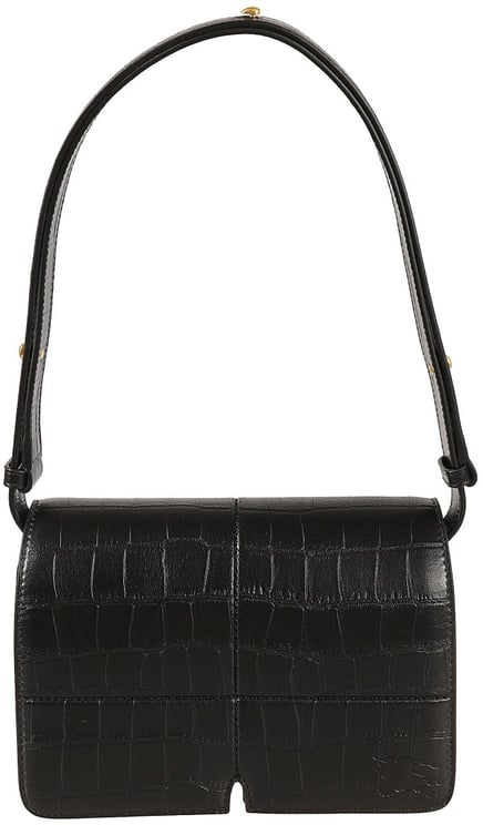 Burberry Textured Lamb Suede Shoulder Bag