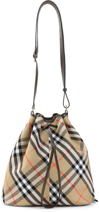 Burberry Burberry Medium Drawstring Bucket Shoulder Bag