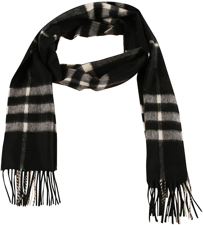 Burberry Cashmere Scarf with Vintage Check Motif