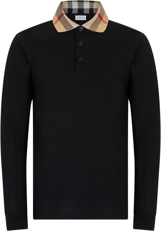 Burberry Cotton long-sleeve polo