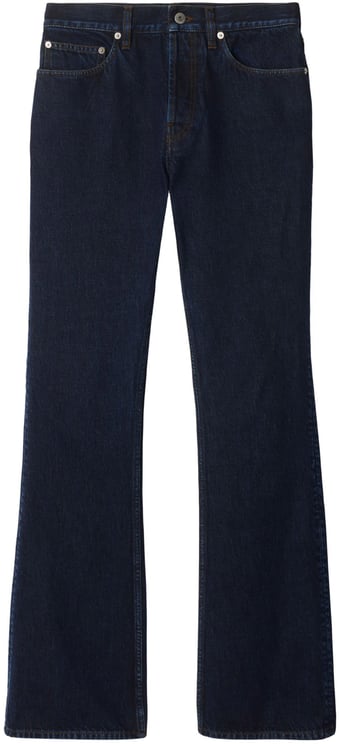 Burberry Flared Indigo Denim Five-Pocket Jeans