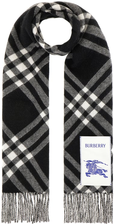 Burberry Burberry Embroidered cashmere scarf