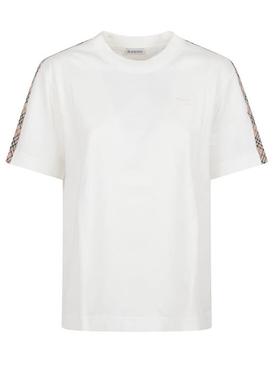 Burberry Short-Sleeve T-Shirt with Tonal Embroidery