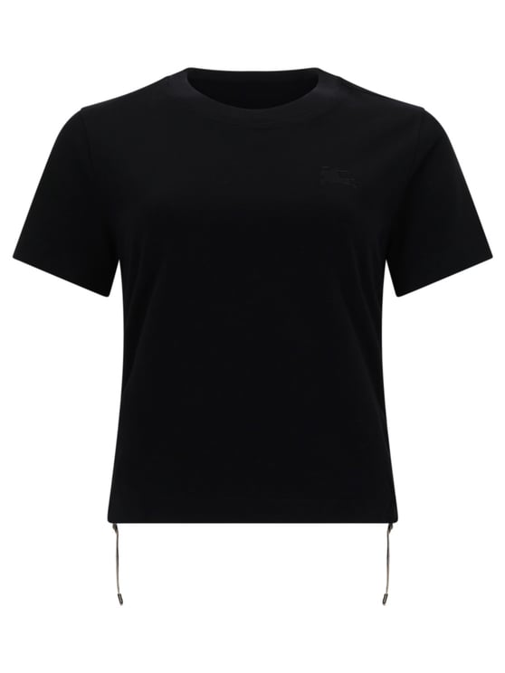 Burberry Festival Regular Fit Drawstring Hem Cotton T-Shirt