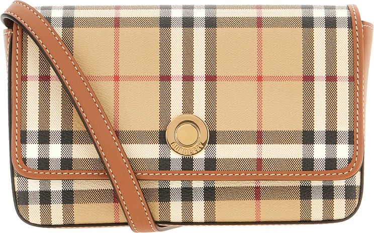 Burberry Burberry Printed leather crossbody bag