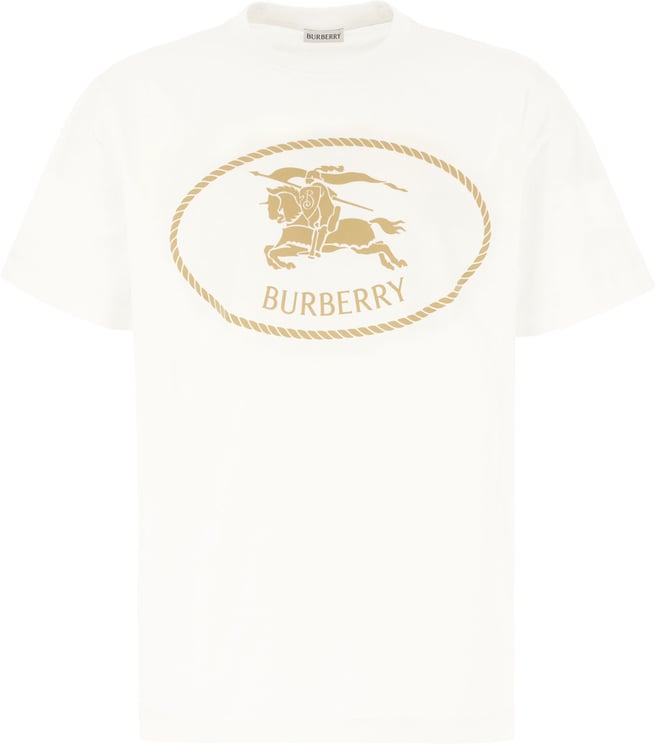 Burberry Burberry Ivory cotton t-shirt