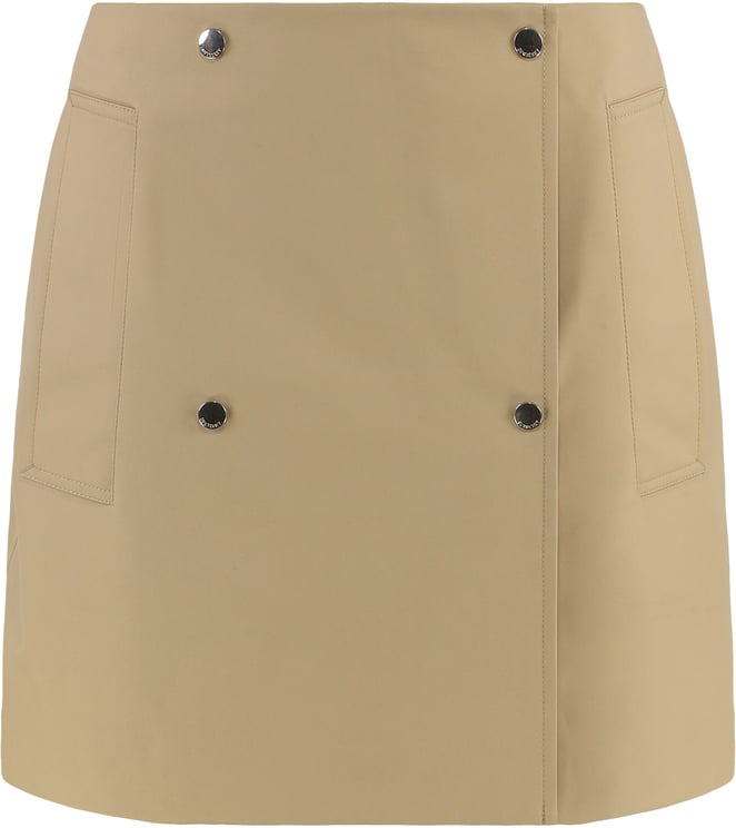 Burberry Miniskirt trench in double gabardine