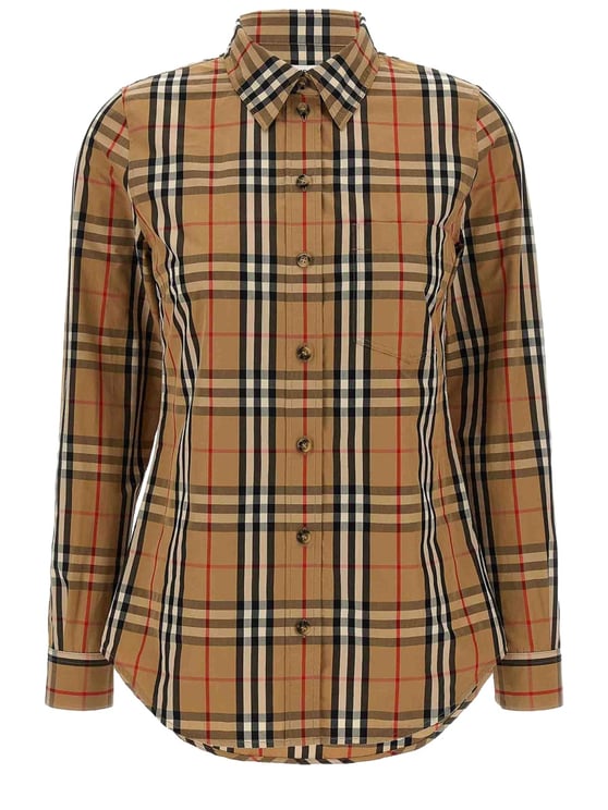 Burberry Burberry Warm Beige Check Casual Shirt
