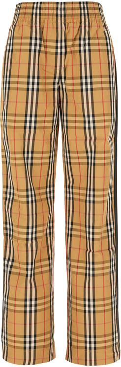 Burberry Burberry Embroidered poplin pants