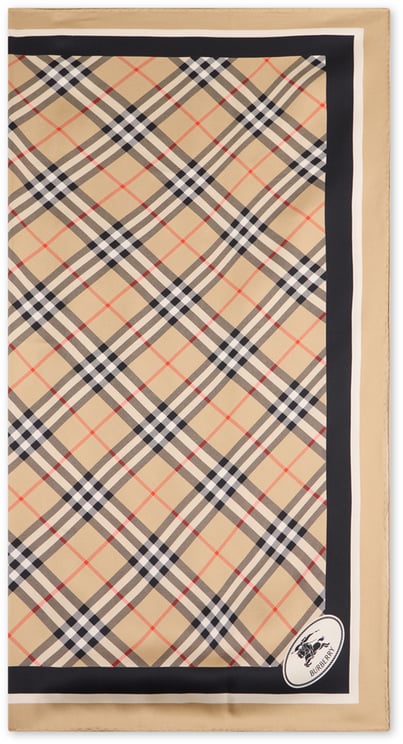 Burberry Silk scarf with checks