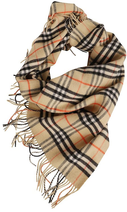 Burberry Triangular Fringed Scarf