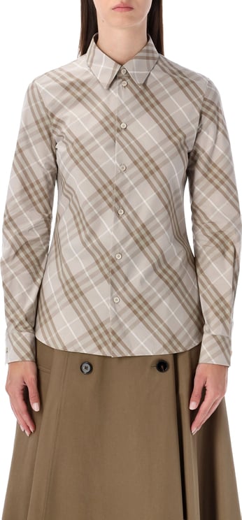 Burberry Simone Chrck Shirt Stone Grey