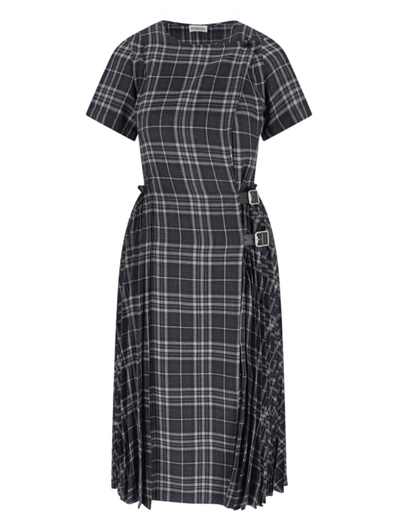 Burberry "Meryl" Midi Dress – Grey