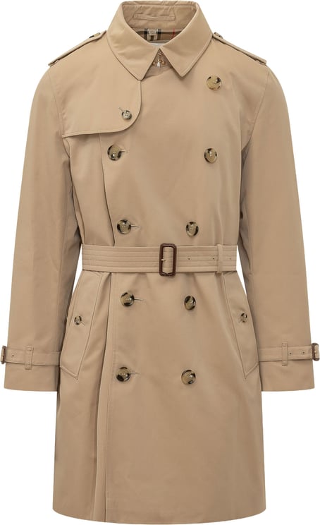 Burberry Trench Kensington Doppiopetto con Cintura