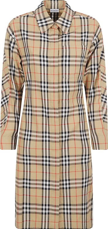Burberry Beige Check Dress