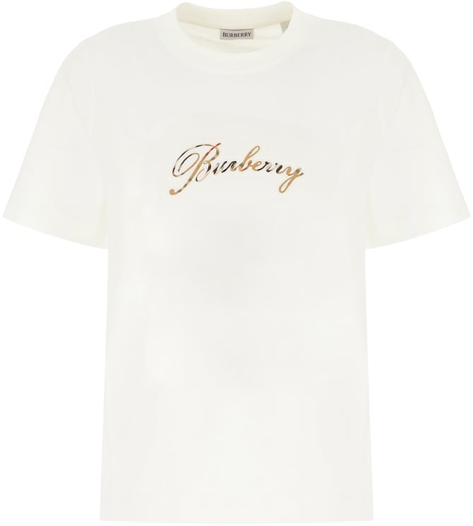 Burberry Burberry Ivory cotton t-shirt