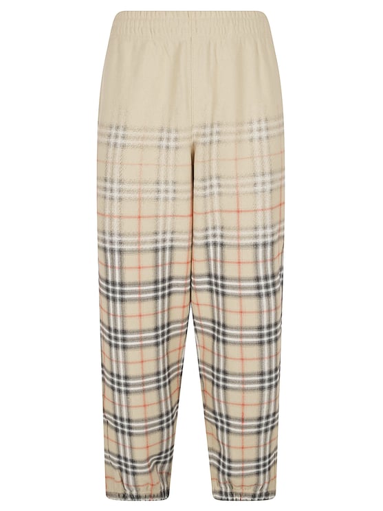 Burberry Comfort-Fit Trousers with Gradient Check Design