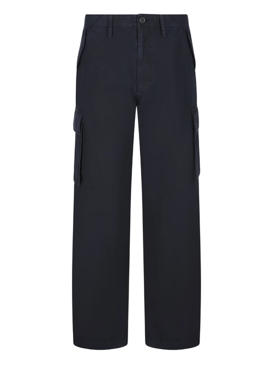 Burberry Wide-leg Cargo Pants with Flap Pockets
