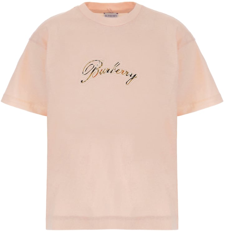 Burberry Burberry Pink cotton t-shirt