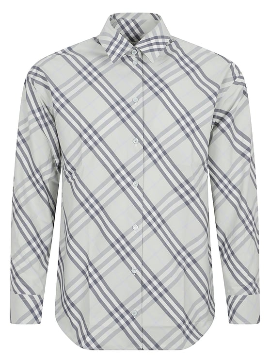 Burberry Diagonal Plaid Button-Up Shirt