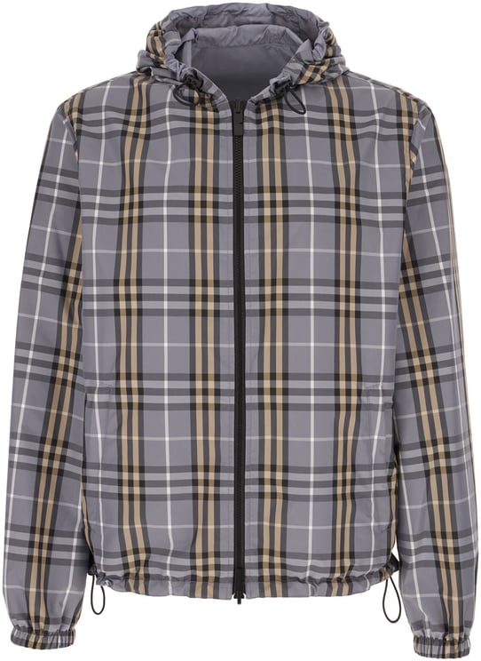 Burberry Burberry Printed polyester reversible jacket
