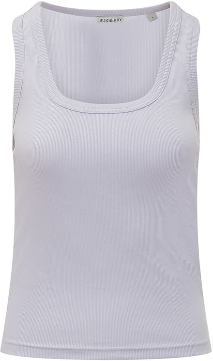 Burberry Top Senza Maniche a Coste