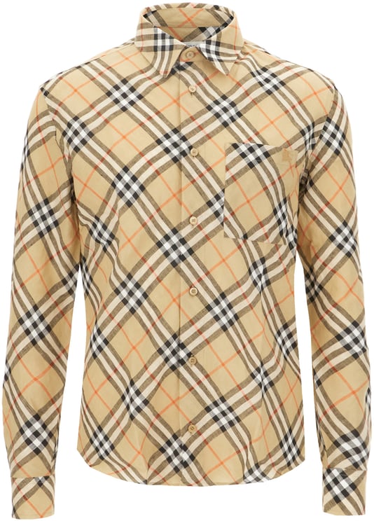 Burberry Burberry Embroidered linen shirt