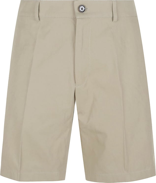 Burberry Tailored Cotton Shorts with Minimalist Design and Buttoned Back Pocket