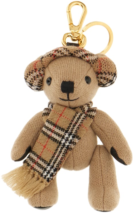 Burberry Burberry Gold metal key ring