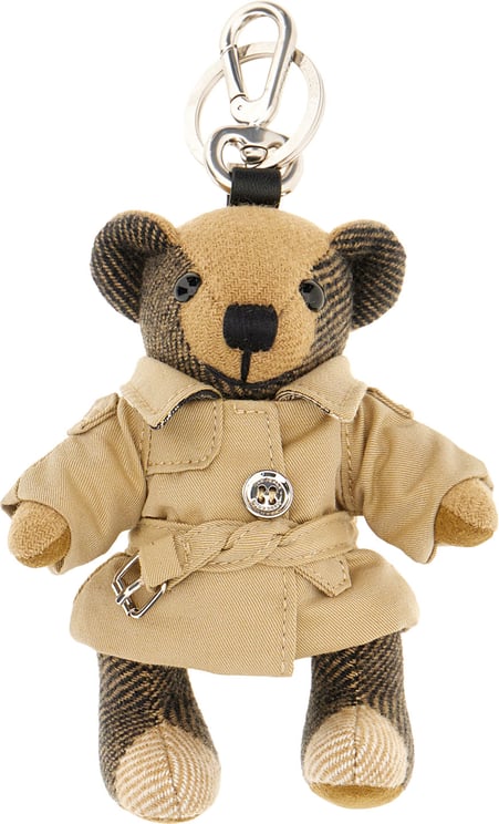 Burberry Burberry Silver metal key ring