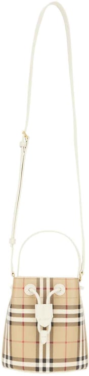 Burberry Burberry Printed canvas bucket bag